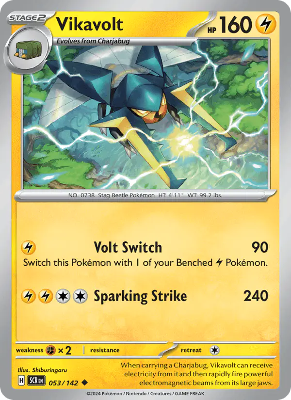Carta Vikavolt 053/142 de Stellar Crown