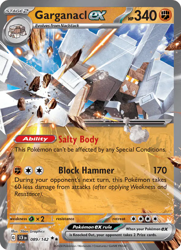 Carta Garganacl ex 089/142 de Stellar Crown