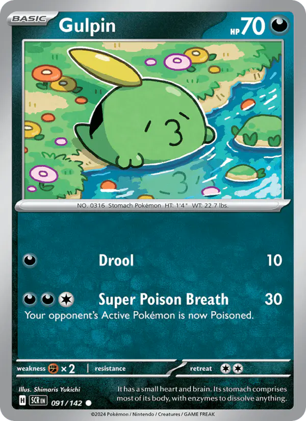 Carta Gulpin 091/142 de Stellar Crown