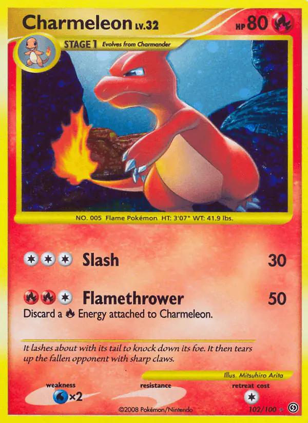 Carta Charmeleon 102/100 de Stormfront