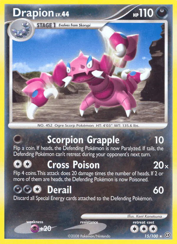 Carta Drapion 15/100 de Stormfront