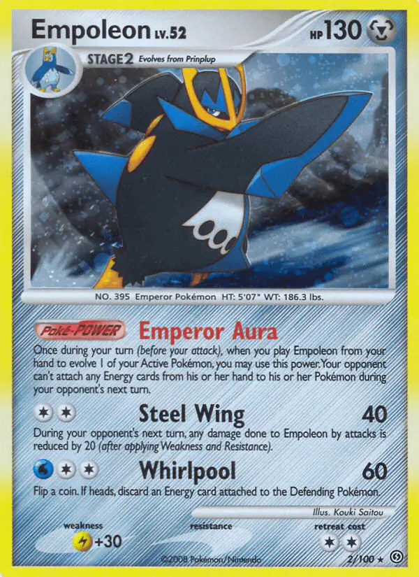 Carta Empoleon 2/100 de Stormfront