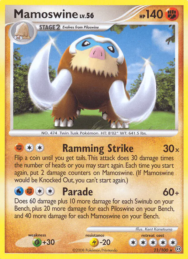 Carta Mamoswine 21/100 de Stormfront