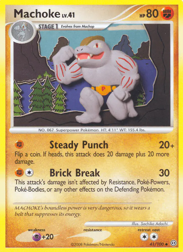 Carta Machoke 41/100 de Stormfront