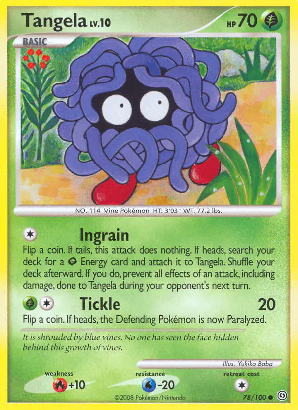 Carta Tangela 78/100 de Stormfront