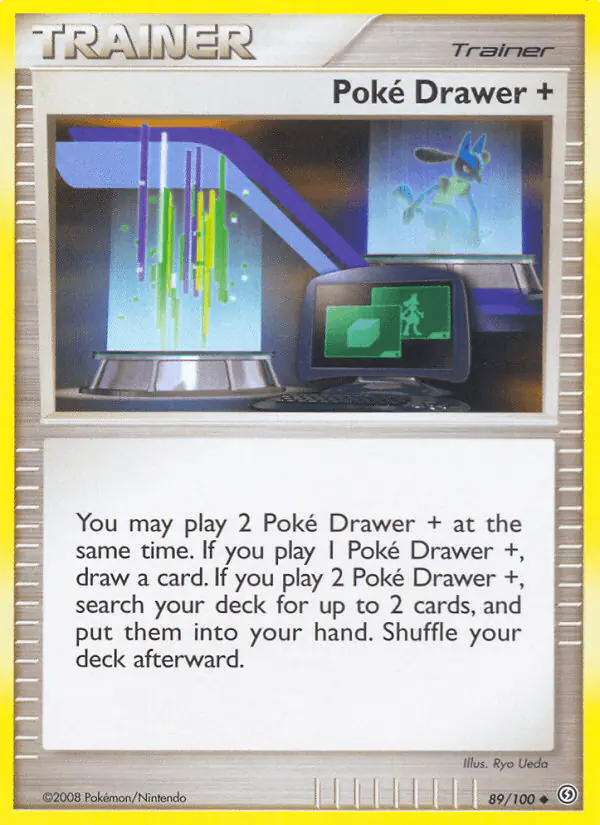 Carta Poké Drawer + 89/100 de Stormfront