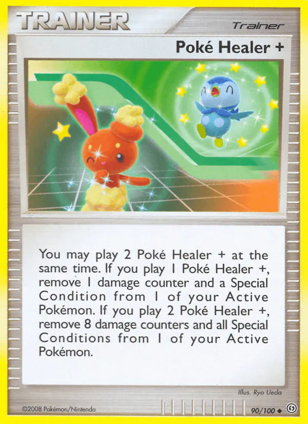 Carta Poké Healer + 90/100 de Stormfront