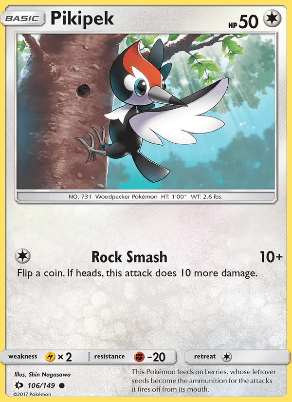 Carta Pikipek 106/149 de Sun & Moon