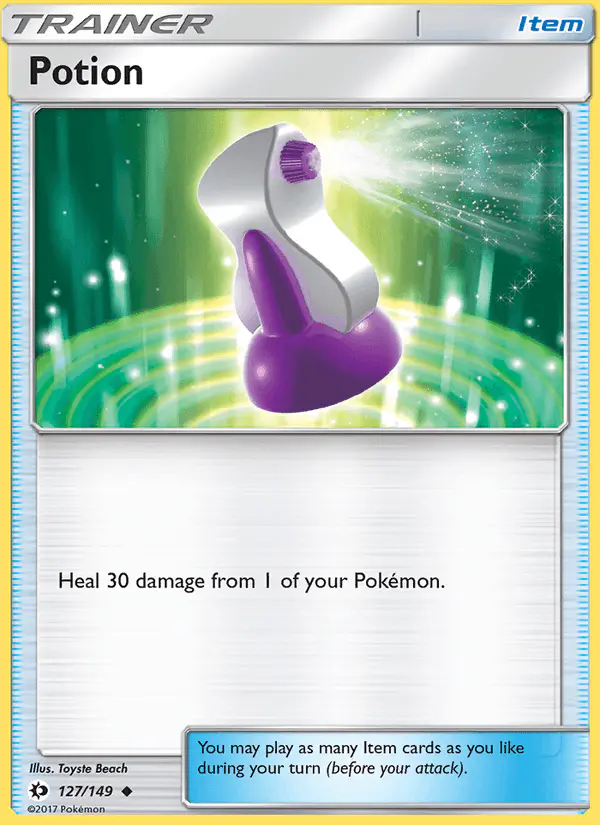 Carta Potion 127/149 de Sun & Moon
