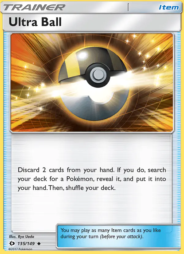 Carta Ultra Ball 135/149 de Sun & Moon