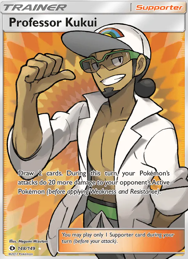Carta Professor Kukui 148/149 de Sun & Moon