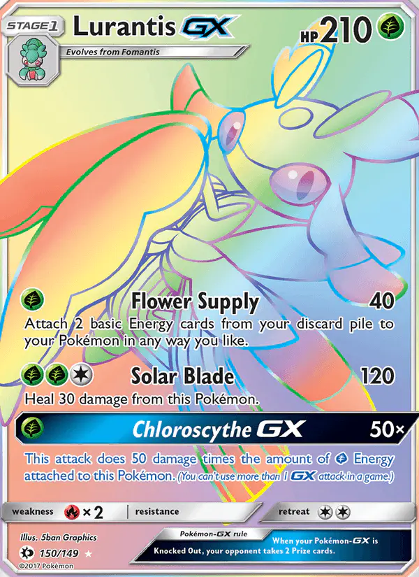 Carta Lurantis GX 150/149 de Sun & Moon
