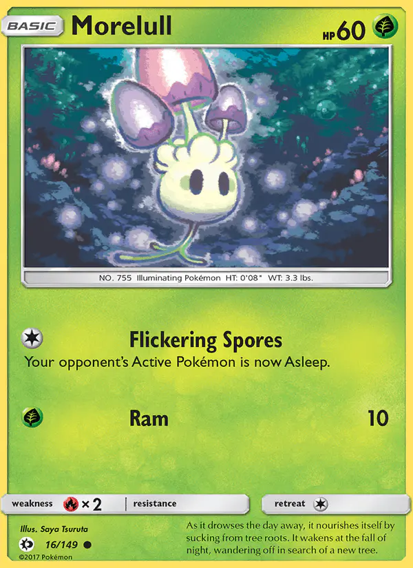 Carta Morelull 16/149 de Sun & Moon