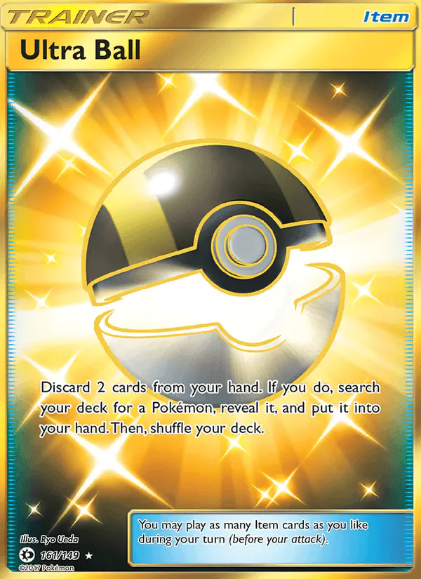 Carta Ultra Ball 161/149 de Sun & Moon