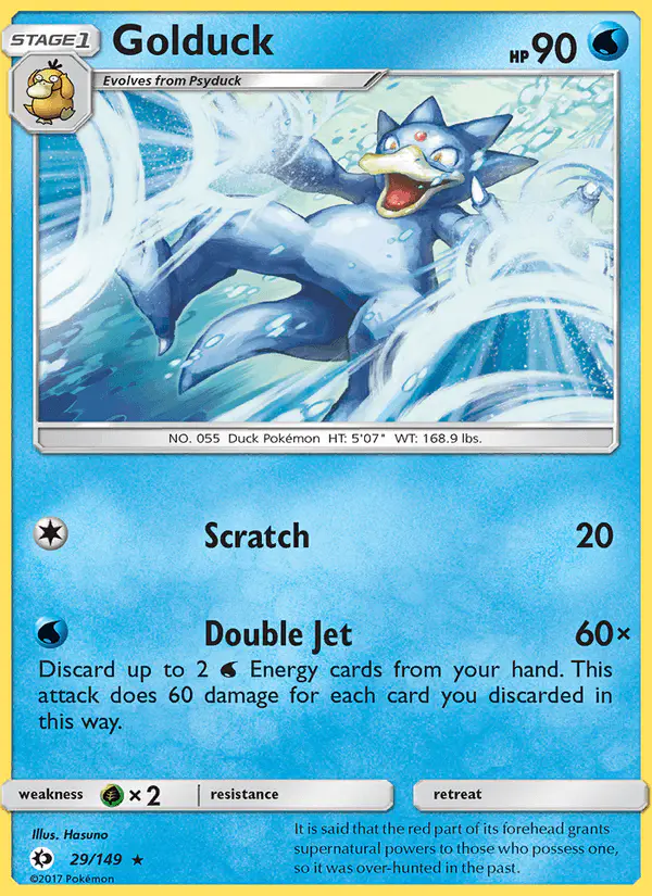 Carta Golduck 29/149 de Sun & Moon