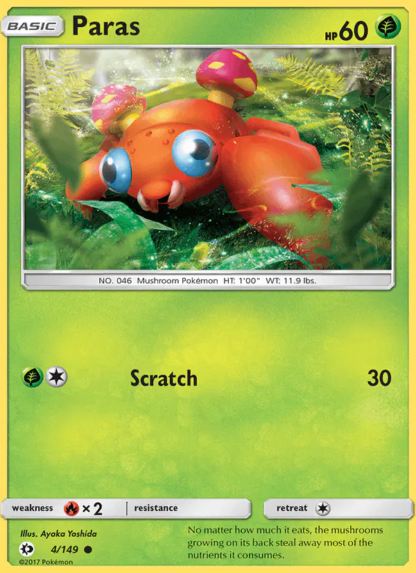 Carta Paras 4/149 de Sun & Moon