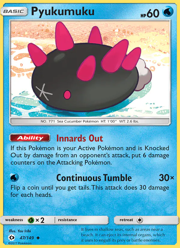 Carta Pyukumuku 47/149 de Sun & Moon