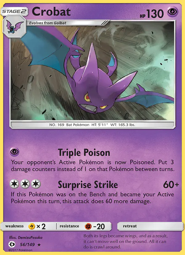 Carta Crobat 56/149 de Sun & Moon