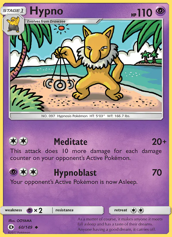 Carta Hypno 60/149 de Sun & Moon