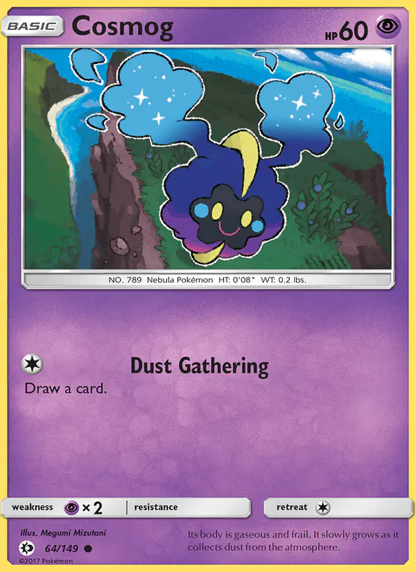 Carta Cosmog 64/149 de Sun & Moon
