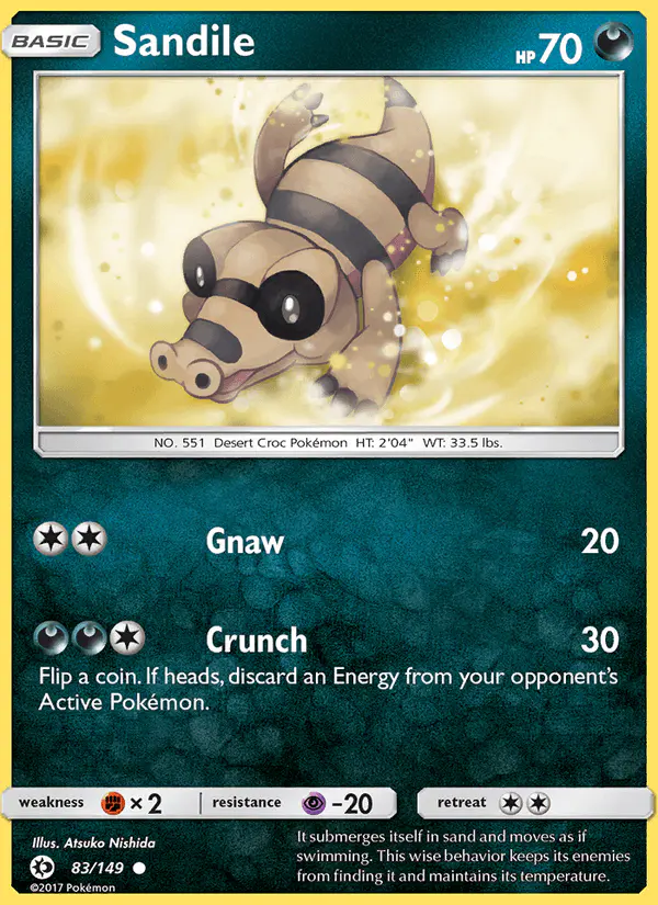 Carta Sandile 83/149 de Sun & Moon