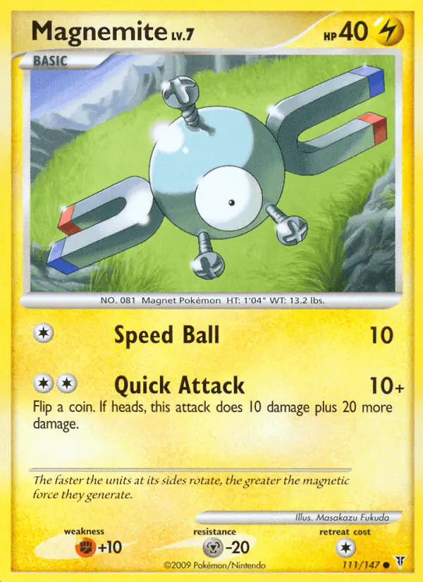 Carta Magnemite 111/147 de Supreme Victors