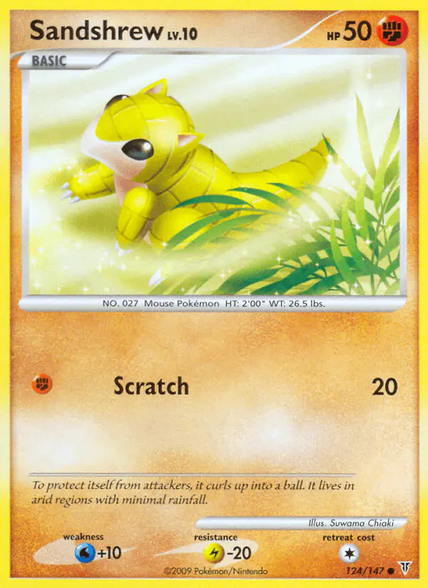 Carta Sandshrew 124/147 de Supreme Victors