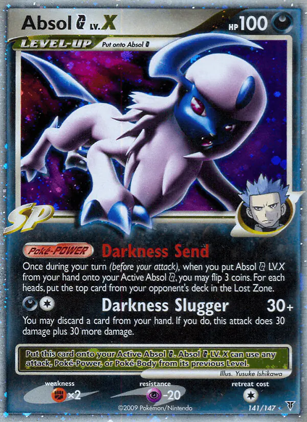 Carta Absol G LV.X 141/147 de Supreme Victors
