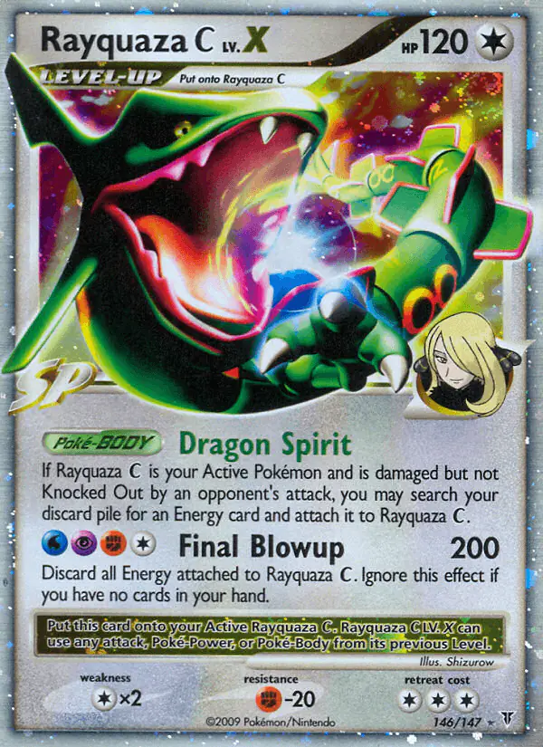 Carta Rayquaza C LV.X 146/147 de Supreme Victors