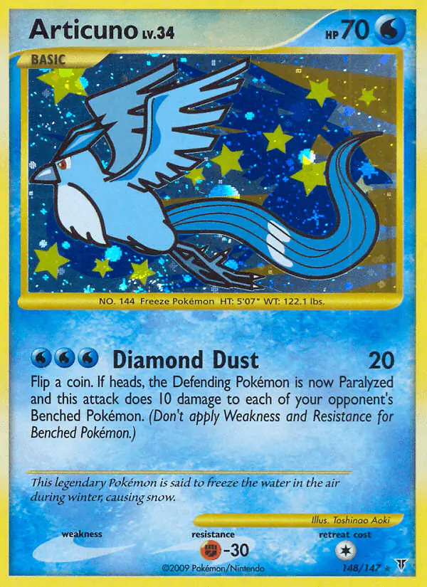 Carta Articuno 148/147 de Supreme Victors