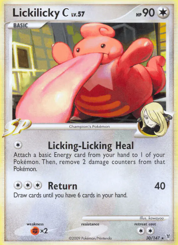 Carta Lickilicky C 30/147 de Supreme Victors
