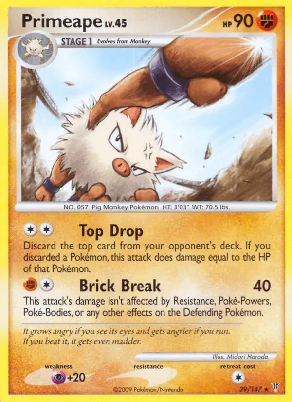 Carta Primeape 39/147 de Supreme Victors