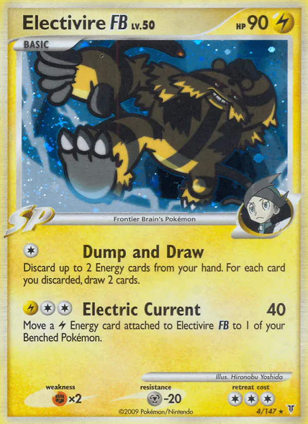 Carta Electivire FB 4/147 de Supreme Victors