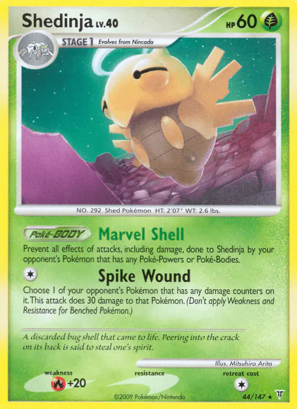 Carta Shedinja 44/147 de Supreme Victors