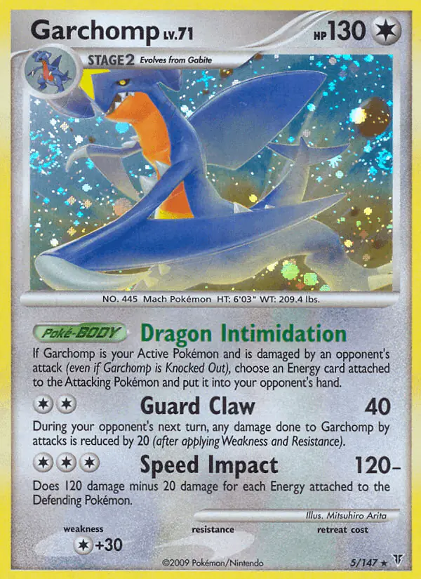Carta Garchomp 5/147 de Supreme Victors