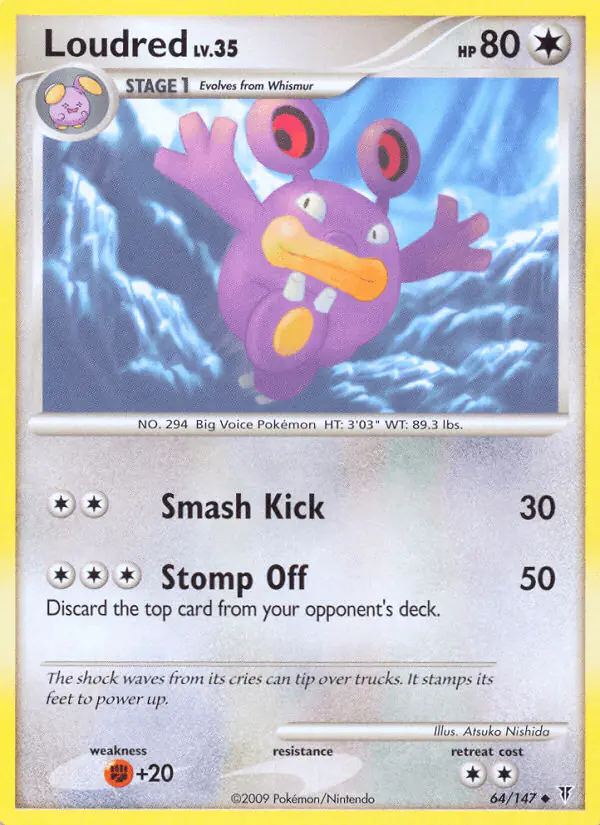 Carta Loudred 64/147 de Supreme Victors
