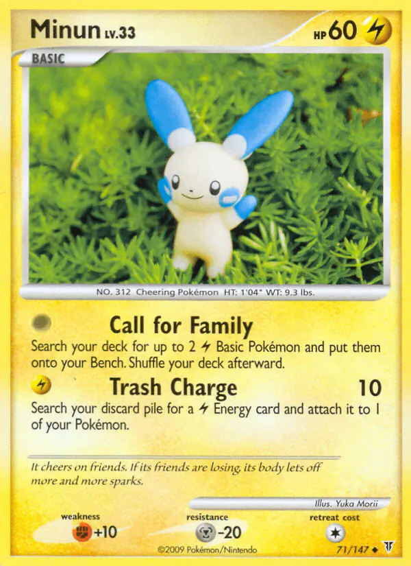 Carta Minun 71/147 de Supreme Victors