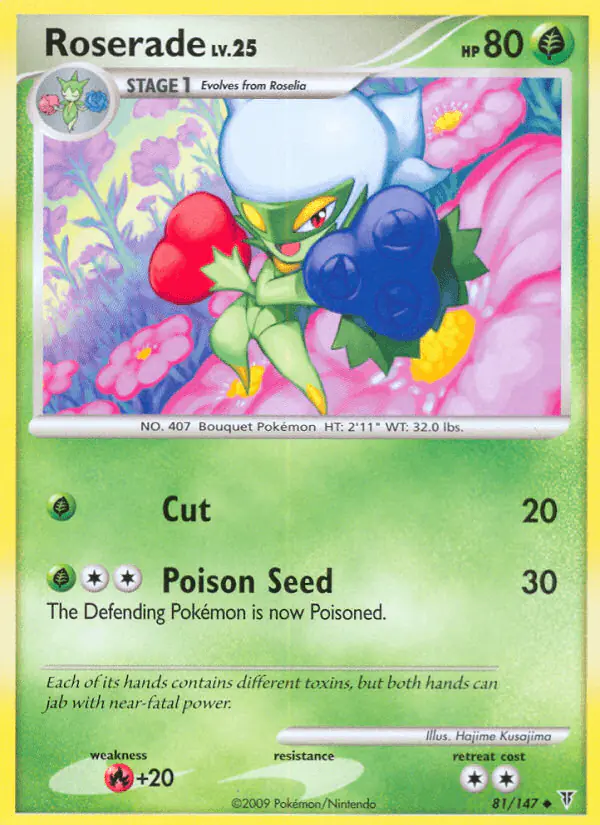Carta Roserade 81/147 de Supreme Victors