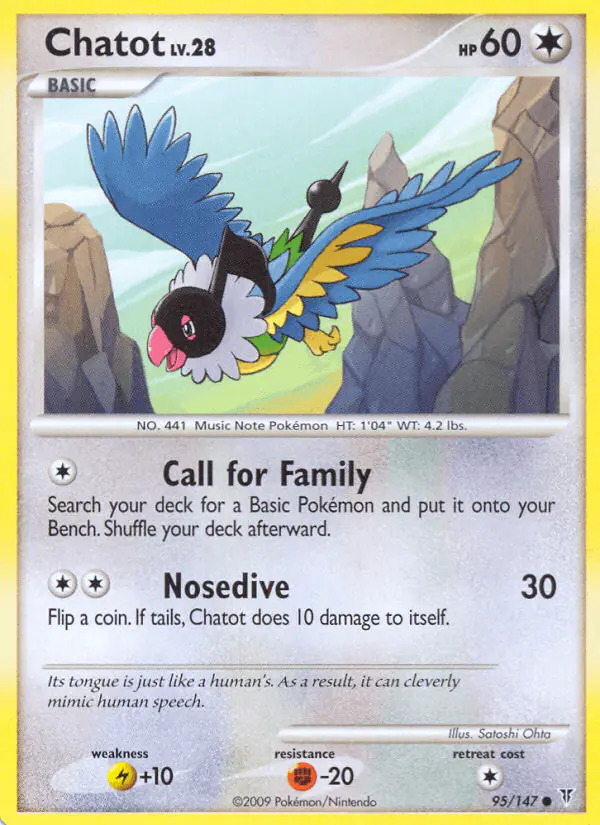 Carta Chatot 95/147 de Supreme Victors