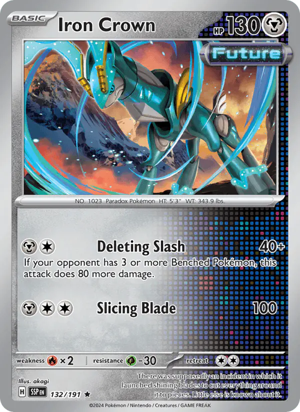 Carta Iron Crown 132/191 de Surging Sparks