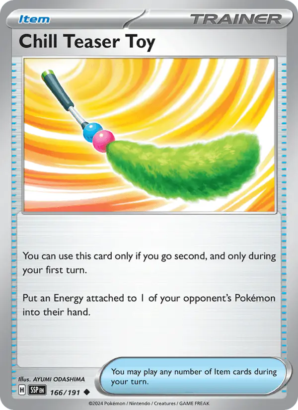 Carta Chill Teaser Toy 166/191 de Surging Sparks