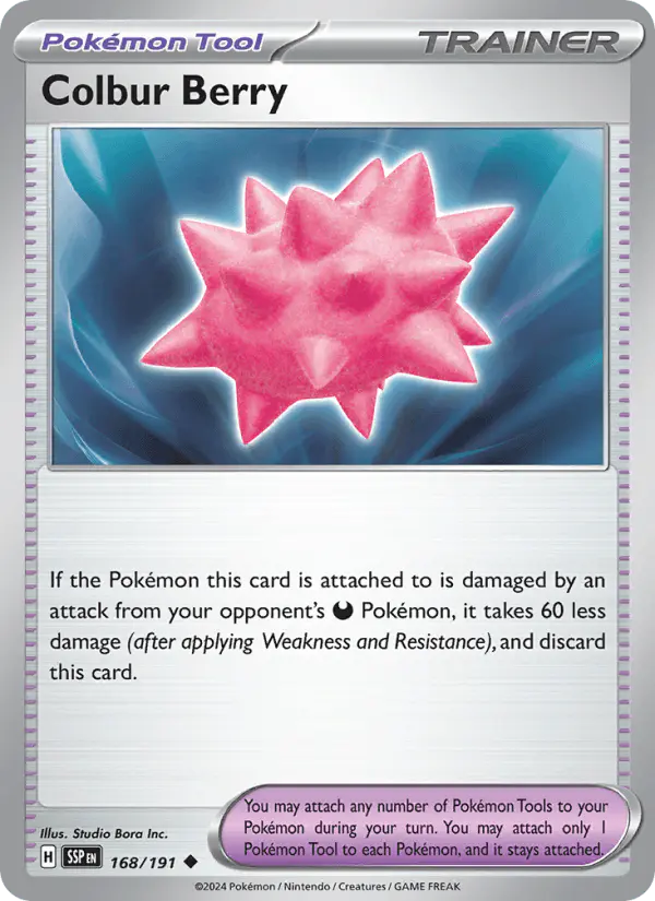 Carta Colbur Berry 168/191 de Surging Sparks