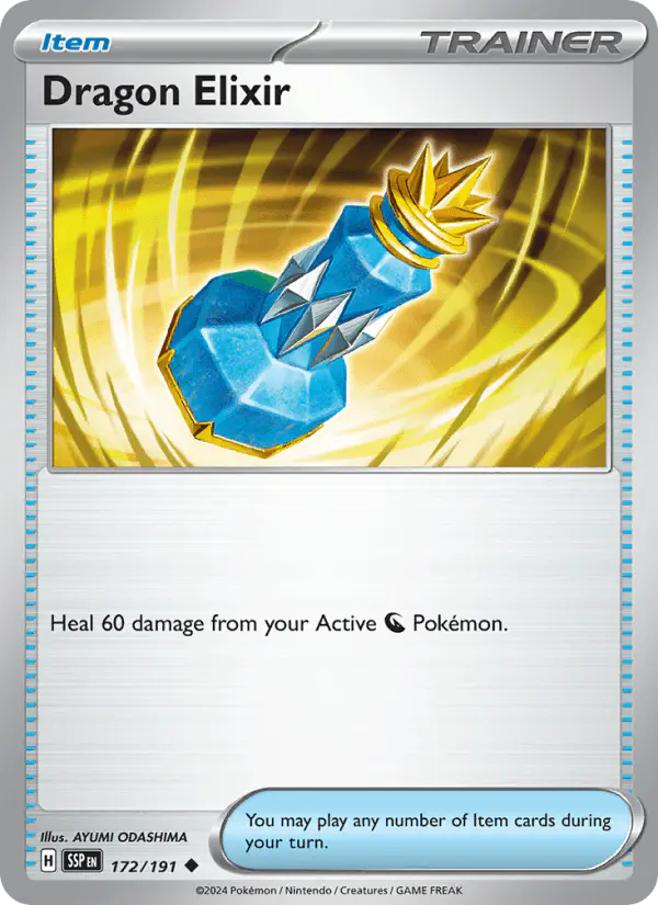 Carta Dragon Elixir 172/191 de Surging Sparks