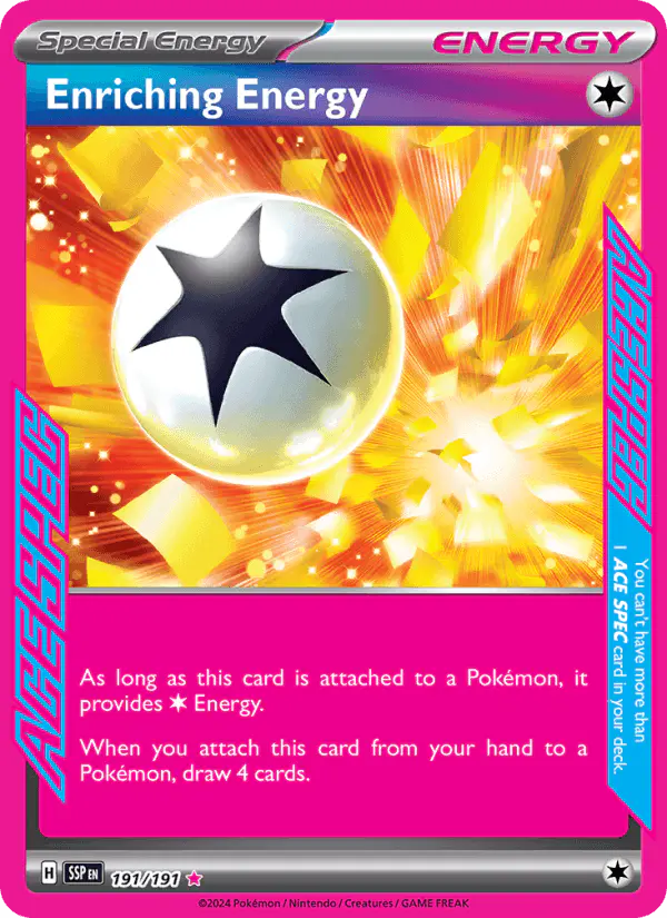 Carta Enriching Energy 191/191 de Surging Sparks