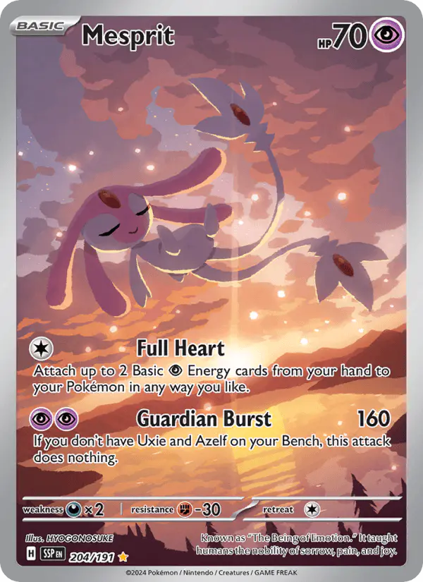 Carta Mesprit 204/191 de Surging Sparks