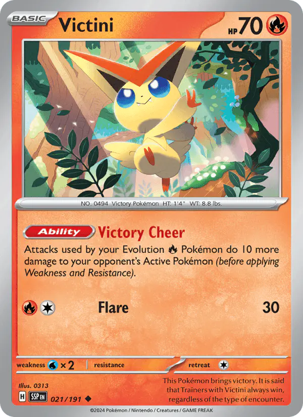 Carta Victini 021/191 de Surging Sparks