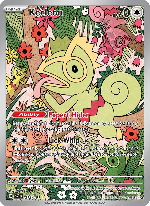 Carta Kecleon 213/191 de Surging Sparks