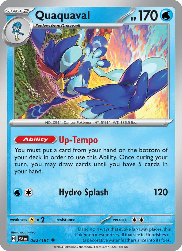 Carta Quaquaval 052/191 de Surging Sparks