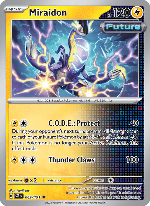 Carta Miraidon 069/191 de Surging Sparks