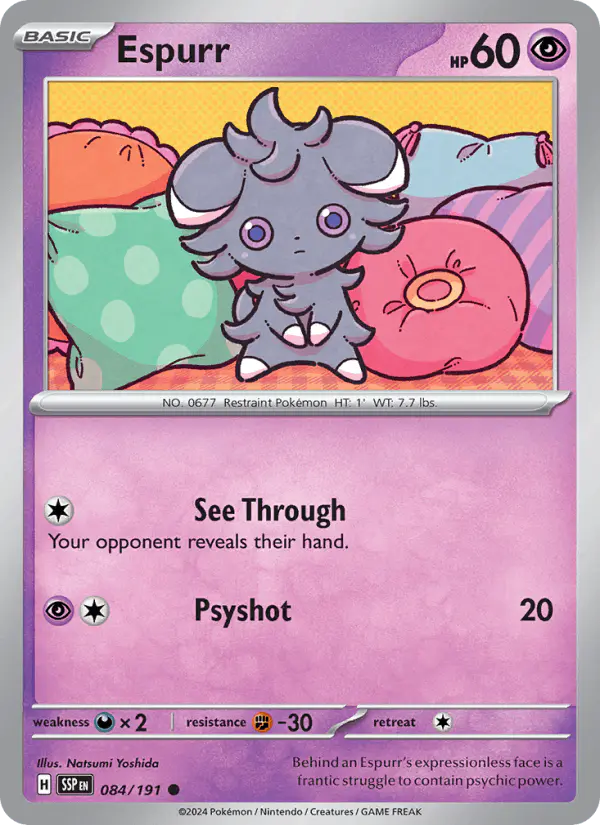 Carta Espurr 084/191 de Surging Sparks